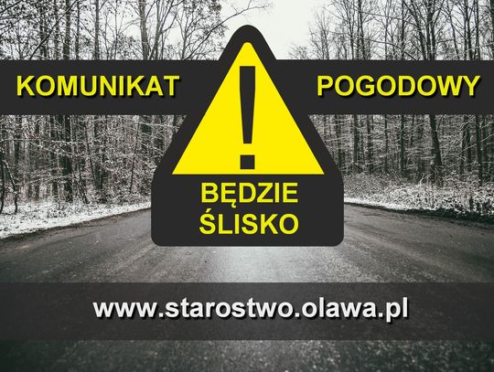Uwaga! Będzie ślisko!