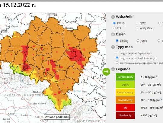 Uwaga! Dziś w powietrzu dużo szkodliwego pyłu...