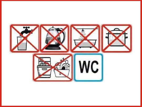 Uwaga! W tych miejscowościach woda nie jest zdatna do picia