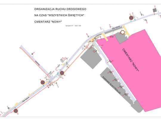 UWAGA! Zmiana organizacji ruchu przed cmentarzami
