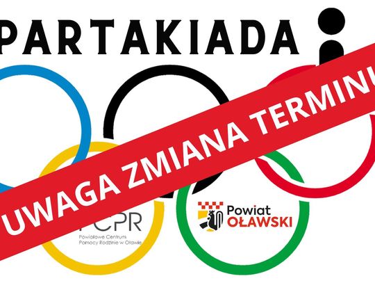 Uwaga! Zmiana terminu Spartakiady