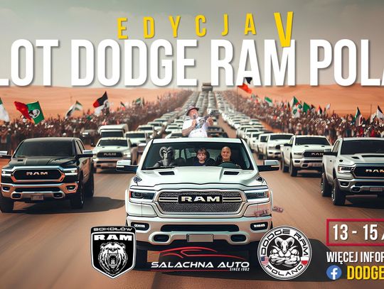 W czerwcu kolejny zlot Dodge RAM Poland. Bilety już w sprzedaży
