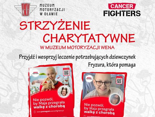 W niedzielę wielkie strzyżenie charytatywne w muzeum. Dla jednej i drugiej Mai