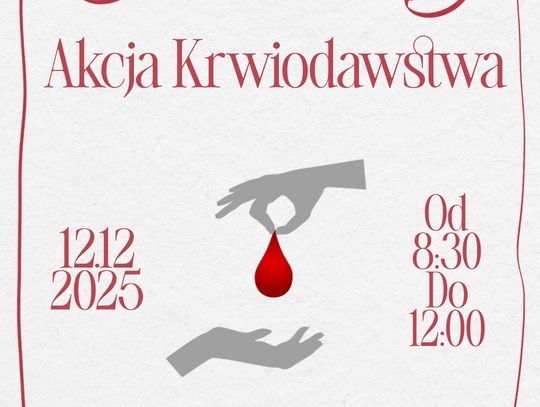 W piątek oddaj krew