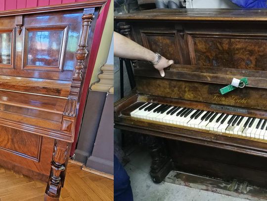 W Sali Rycerskiej można na pianinie