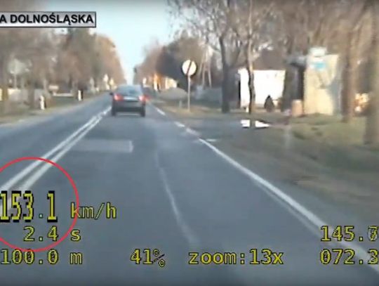 W terenie zabudowanym jechał z prędkością 153 km/h