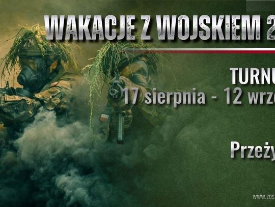 „Wakacje z Wojskiem 3” – nabór na turnus 3.