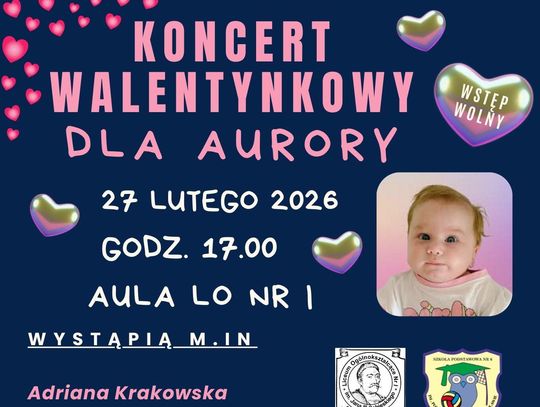 Walentynkowy koncert dla Aurory