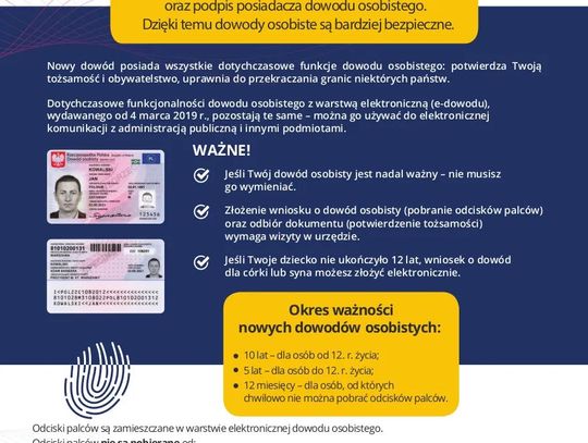 Ważne w sprawie dowodu osobistego! 