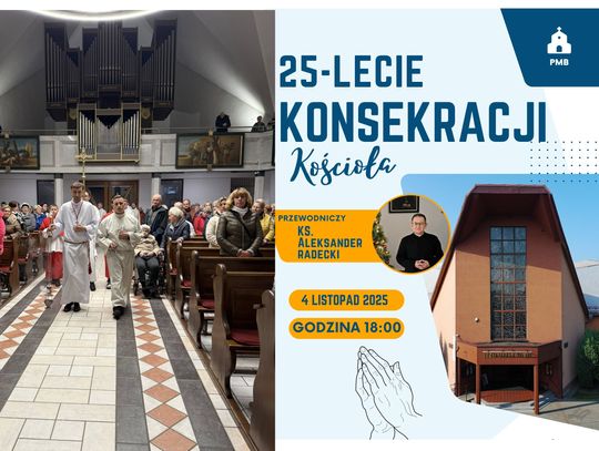 Wczoraj obchodzono jubileusz 25-lecia konsekracji tego kościoła Wczoraj obchodzono jubileusz 25-lecia konsekracji tego kościoła