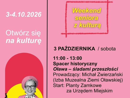 Weekend seniora z kulturą!
