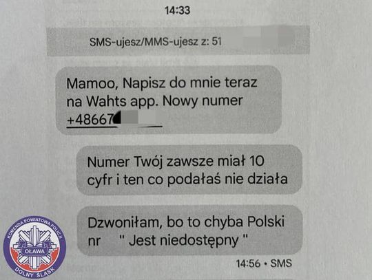 Wiadomości "do mamy" - przeczytaj i zapamiętaj jak wygląda kontakt z oszustem