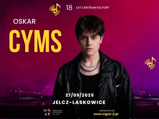 Więcej bezpłatnych biletów na Oskara Cymsa
