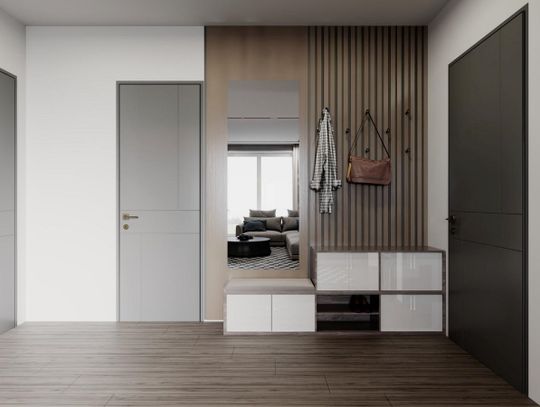 Wieszak do przedpokoju z siedziskiem – połączenie designu z funkcjonalnością