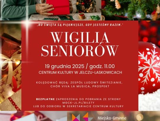 Wigilia dla seniorów w Jelczu-Laskowicach