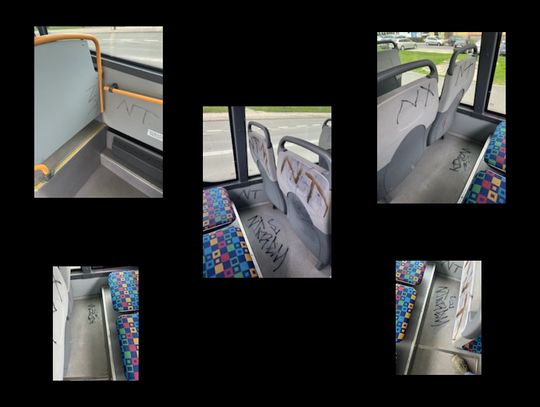 Wandale niszczą siedzenia w autobusach miejskich