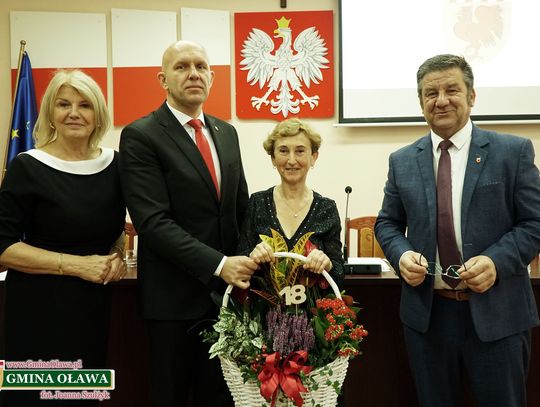 Władze gminy Oława pożegnały Jolantę Cebulak