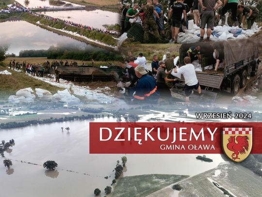 Wójt gminy Oława dziękuje