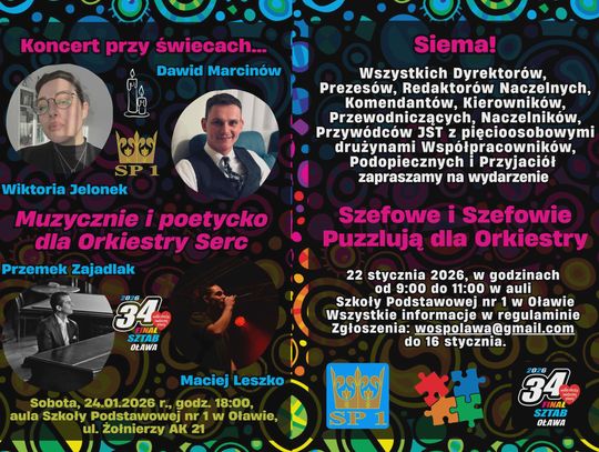 WOŚP w Jedynce już od czwartku. Na początek puzzlowanie szefów i szefowych WOŚP w Jedynce już od czwartku. Na początek puzzlowanie szefów i szefowych