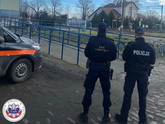 Wspólna akcja Policji i Straży Ochrony Kolei
