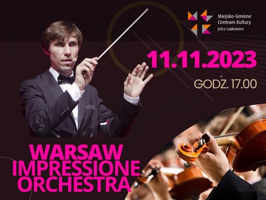 Wyjątkowy koncert w Święto Niepodległości. Tomasz Szymuś i Warsaw Impressione Orchestra