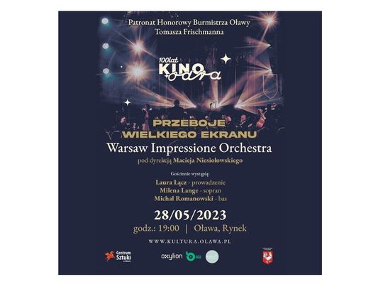 Wyjątkowy koncert z okazji 100-lecia kina Odra w Oławie