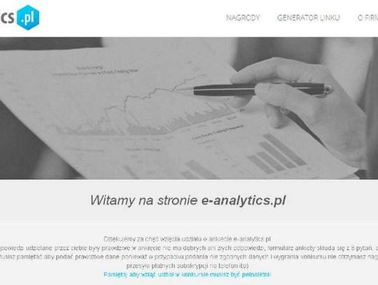 Wypełnij ankietę - wygraj nagrody