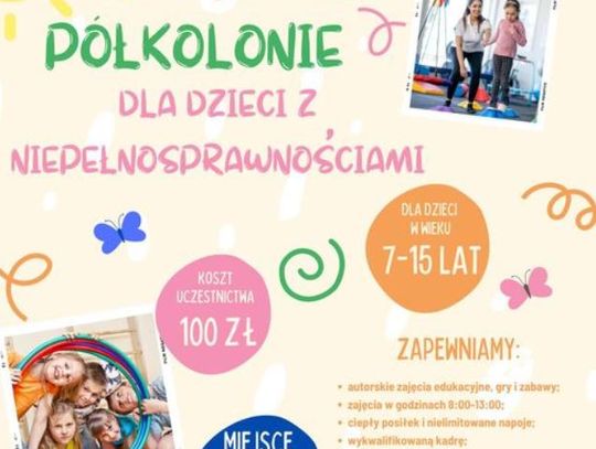 Wypoczynek dla dzieci z niepełnosprawnościami