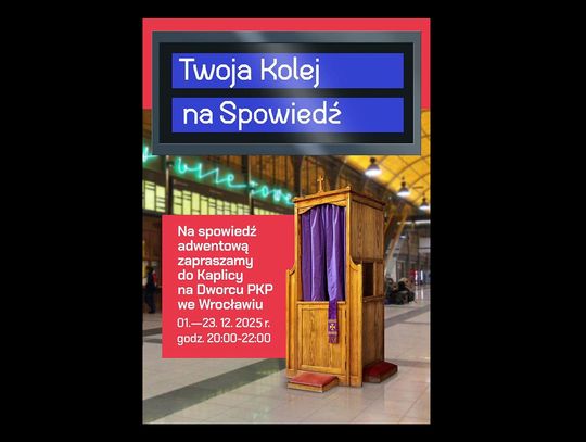 Wyspowiadaj się na dworcu kolejowym