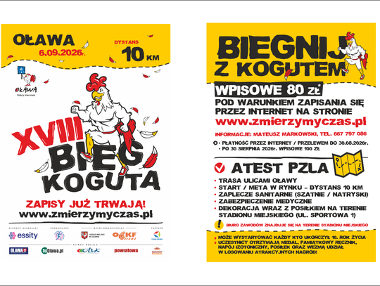 Wystartowały zapisy na Bieg Koguta 2026