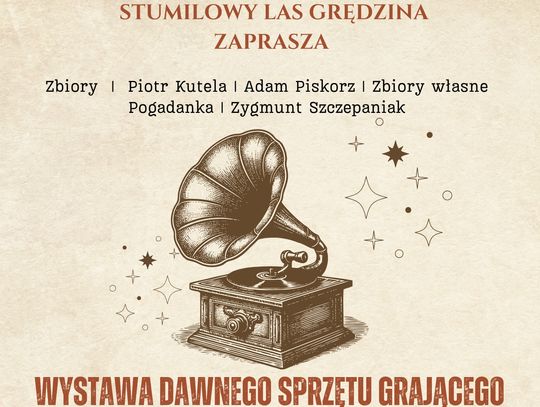 Wystawa dawnego sprzętu grającego
