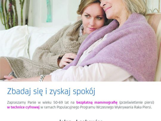 Wznawiają bezpłatne badanie mammograficzne