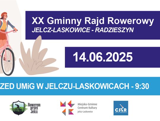 XX Gminny Rajd Rowerowy. Start w J-L, meta w Radzieszynie