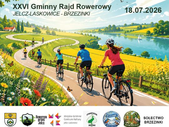 XXVI Gminny Rajd Rowerowy pojedzie do Brzezinek