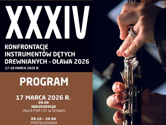 XXXIV Konfrontacje Instrumentów Dętych Blaszanych - Oława 2026 XXXIV Konfrontacje Instrumentów Dętych Blaszanych - Oława 2026