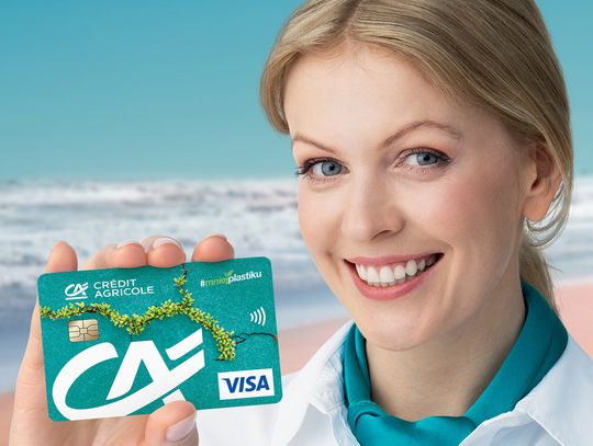 Z Credit Agricole mniej plastiku na twoim koncie