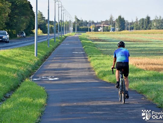 Z Oławy do Jaczkowic bezpiecznie dojdziesz i dojedziesz rowerem. Ścieżka pieszo-rowerowa gotowa!