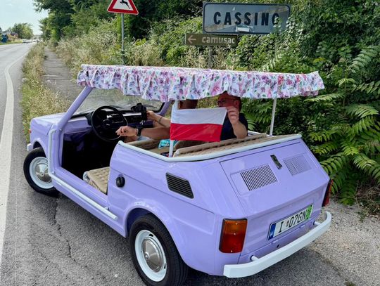 Z ziemi włoskiej do... Oławy. Fiacikiem 126 Jolly