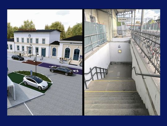 Za pół roku Oława ma mieć piękny dworzec kolejowy. A co z windami?