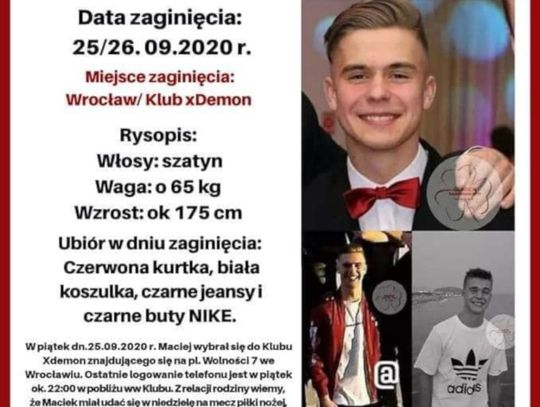 Zaginął! Ktoś wie, gdzie jest? 