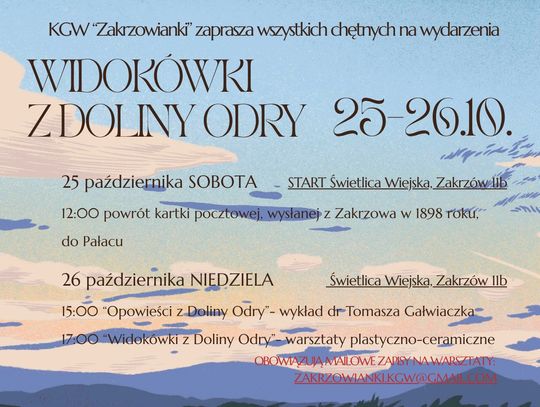 Zakrzowianki zapraszają na spacer, wykład i warsztaty