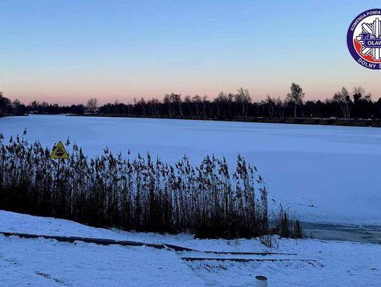 Zamarznięte akweny to nie lodowiska – nie ryzykujmy życia! Zamarznięte akweny to nie lodowiska – nie ryzykujmy życia!