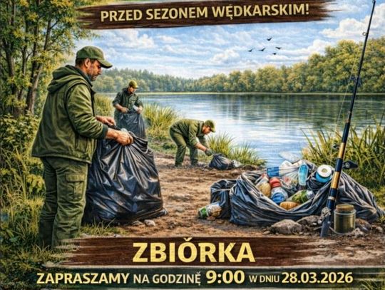 Zanim będą łowić - posprzątają!