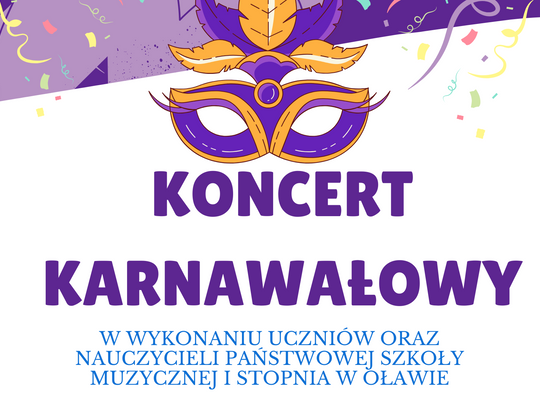 Zapraszamy na Koncert Karanwałowy