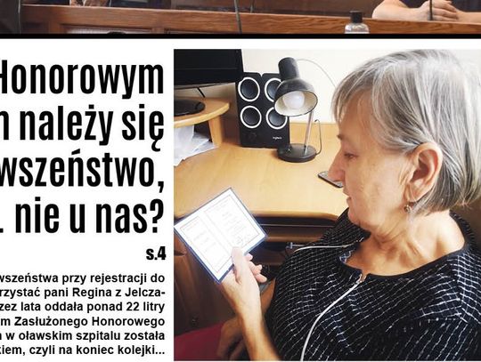 Zasłużonym dawcom krwi należy się pierwszeństwo, ale... nie u nas?