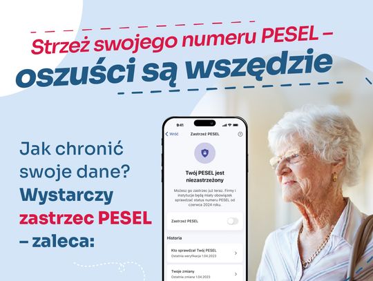 Zastrzeż swój PESEL i śpij spokojnie