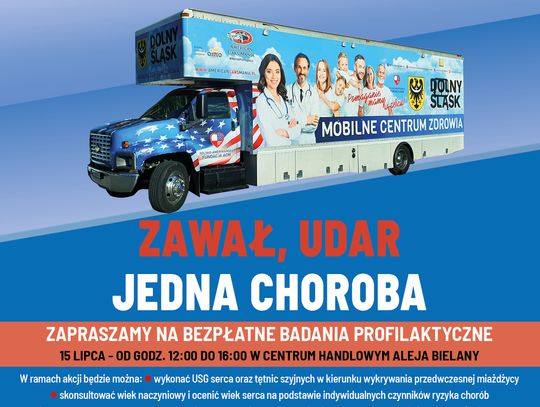 Zawał, udar. Jedna choroba. darmowe badania profilaktyczne