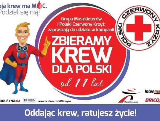 Zbierają krew dla Polski