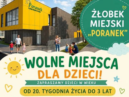 Żłobek Miejski PORANEK zaprasza