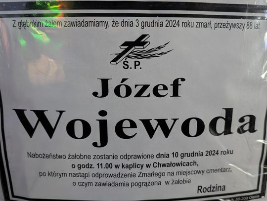 Zmarł Józef Wojewoda